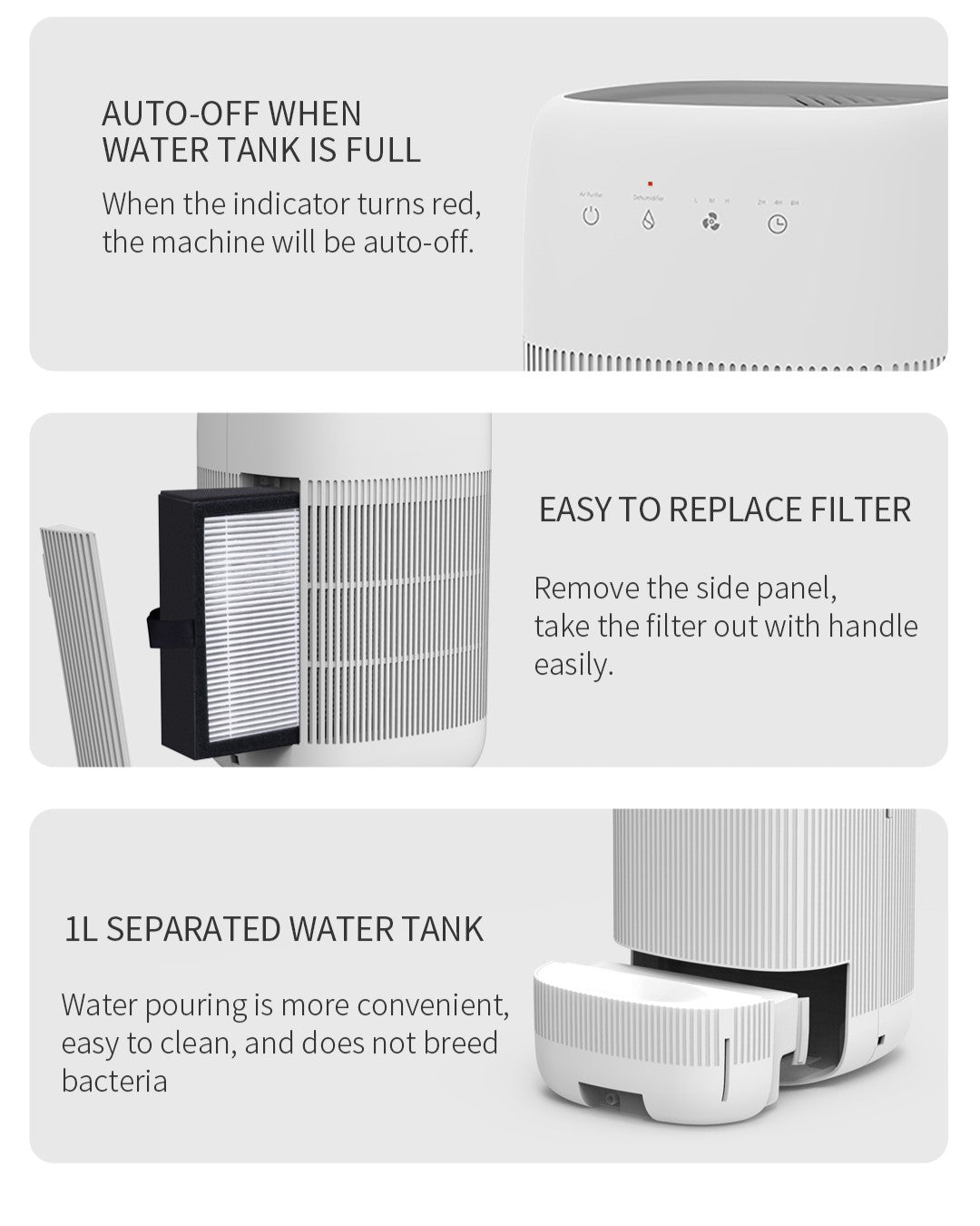 Crystal Aire Air Purifier & Dehumidifier - Q10