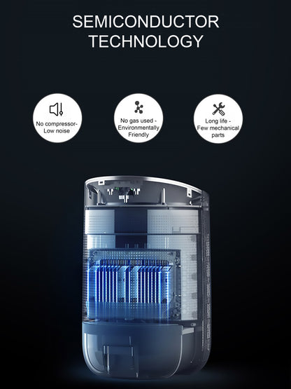 Crystal Aire 2 in 1 Compact Dehumidifier and Hepa Air Purifier - Q9