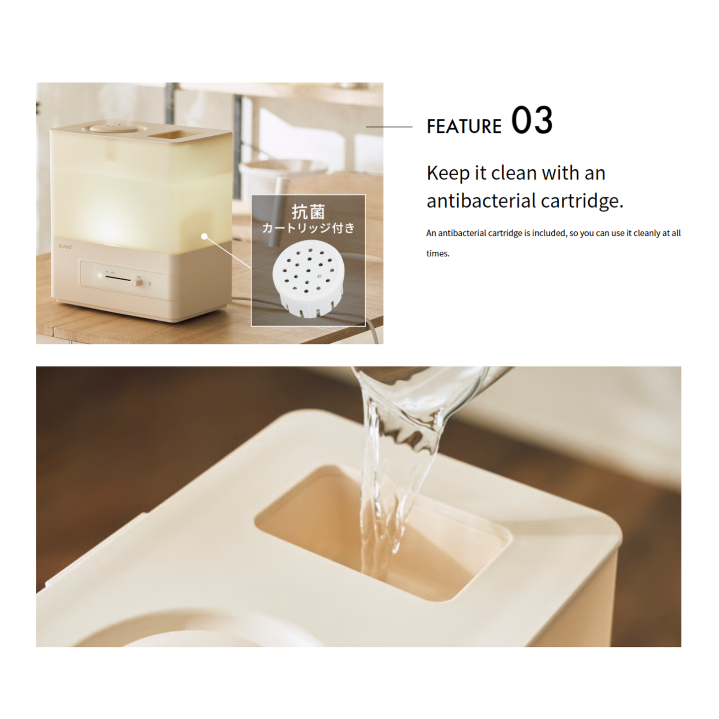 Crystal Aire 4L Top-Fill Ultrasonic Humidifier with Aroma Function