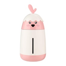 Load image into Gallery viewer, Pink and White Super-Quiet Cute Chicken USB Humidifier - w/ 2 Settings
