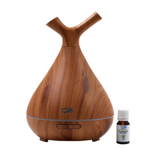 Load image into Gallery viewer, Crystal Aire Sapling LED Ultrasonic Aroma Diffuser &amp; w/ 10ml Citronella Oil
