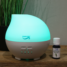 Load image into Gallery viewer, Crystal Aire Rain Drop Aroma Diffuser with Eucalyptus Essential Oil (10ml)
