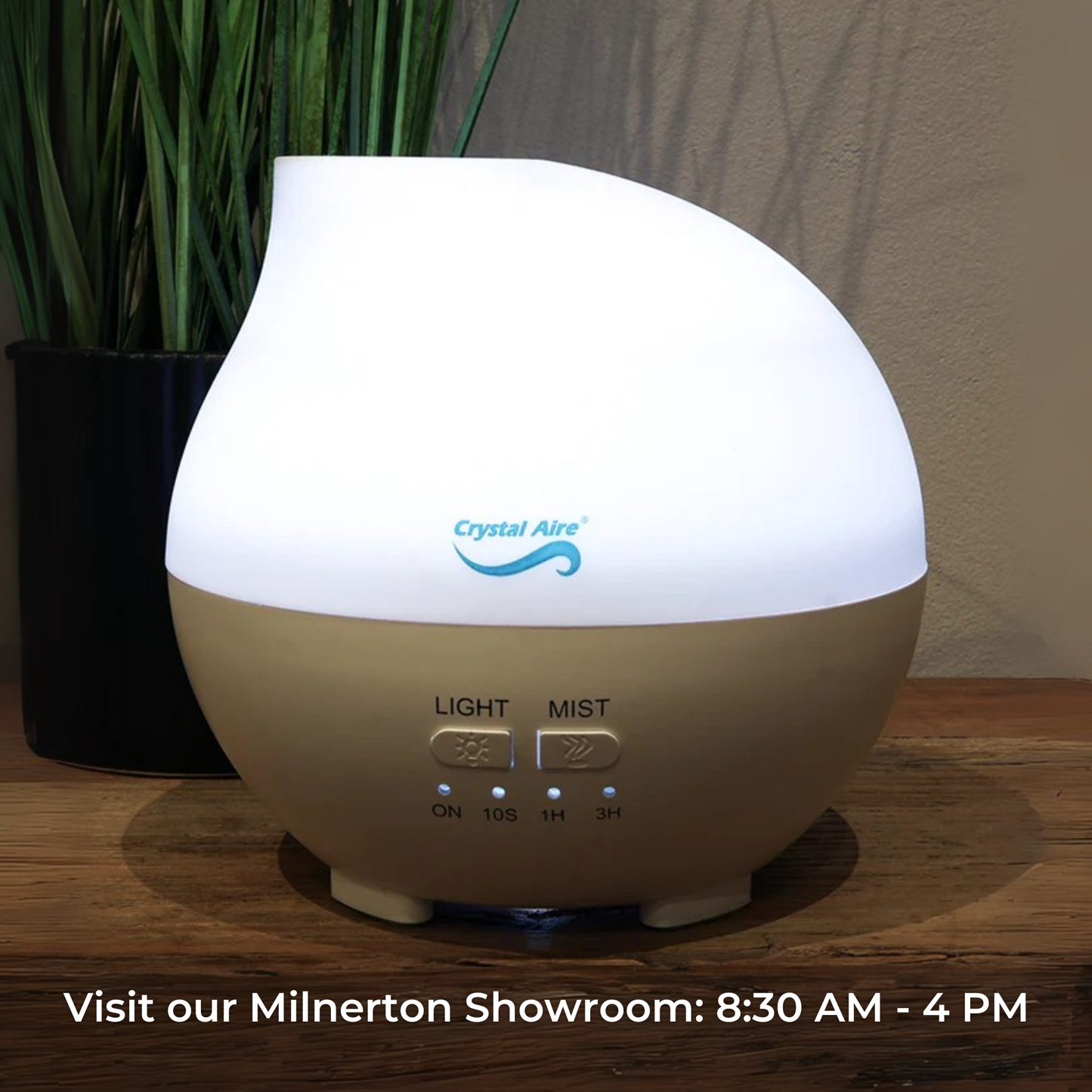 Crystal Aire Rain Drop Ultrasonic Aroma Diffuser for Babies & Adults