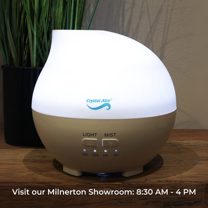 Crystal Aire Rain Drop Ultrasonic Aroma Diffuser for Babies & Adults