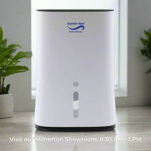 Load image into Gallery viewer, Crystal Aire Compact 2L Dehumidifier (600ml/day) w/ Automatic Timer &amp; More
