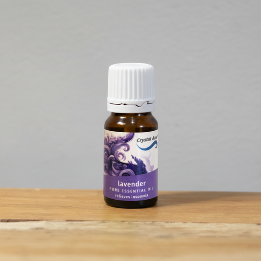 Crystal Aire Lavender 10ml Essential Oil - for Stress, Insomnia & More (10ml)