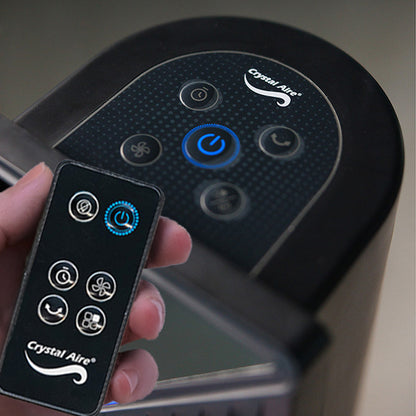 Crystal Aire Black Sterilization Tower Fan