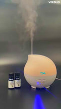 Load and play video in Gallery viewer, Crystal Aire Rain Drop Ultrasonic Aroma Diffuser for Babies &amp; Adults
