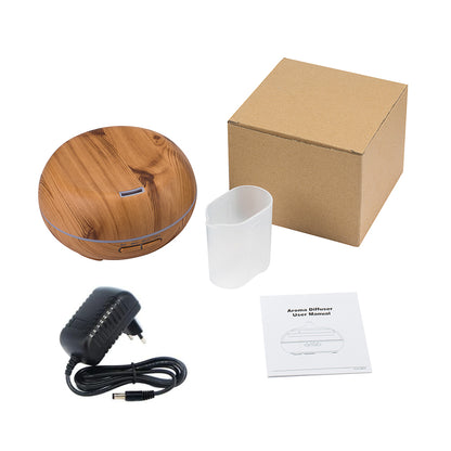 Crystal Aire Bean LED Ultrasonic Aroma Diffuser 300ml- Light Wood