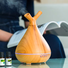 Load image into Gallery viewer, Crystal Aire Sapling LED Ultrasonic Aroma Diffuser &amp; w/ 10ml Eucalyptus Oil
