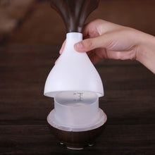 Load image into Gallery viewer, Crystal Aire Light Wood Flower Essential Oil Aroma Diffuser
