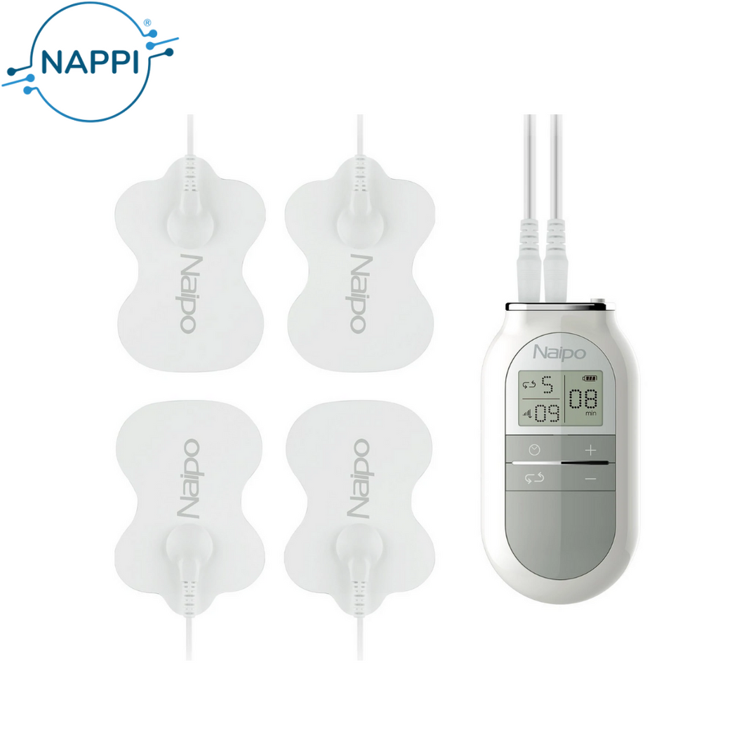 Naipo Tens Electronic Pulse Massager with 4 Electronic Pads & 5 Modes
