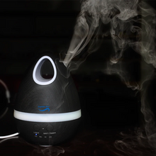 Load image into Gallery viewer, Crystal Aire Dark Wooden Egg Essential Oil Aroma Diffuser
